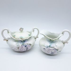 Vintage Weimar Germany‎ Creamer And Sugar Dish